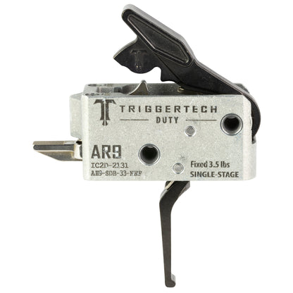 TriggerTech AR Duty Flat Trigger with 3.5 lb Pull - Model AH9-SDB-33-NNF