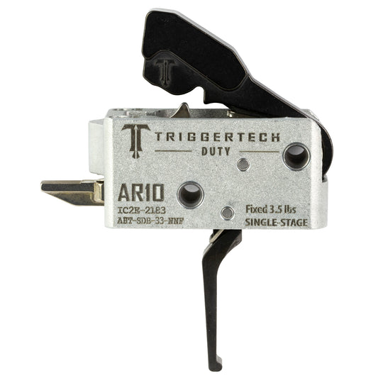 TriggerTech AR10 Duty Flat Trigger * 3.5 lb Pull Weight for Reliable Performance in Harsh Environments