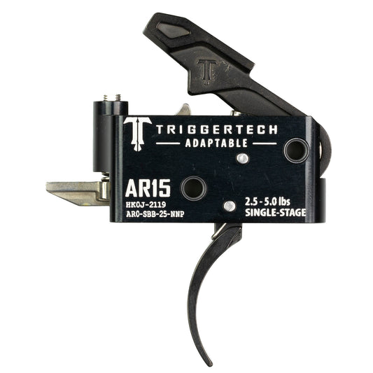 TriggerTech Adaptable AR-15 Single-Stage Trigger - Black for Enhanced Accuracy and Precision