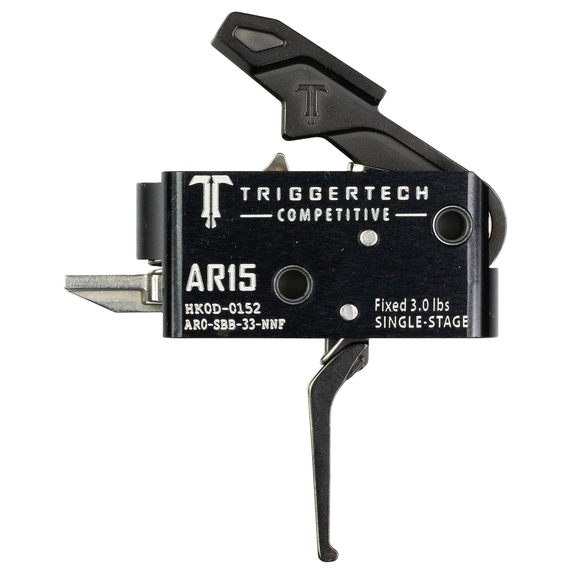TriggerTech AR-15 Single Stage Competition Flat Trigger - Model AR0-SBB-33-NNF