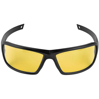 Walker's IKON Forge Shooting Glasses with Amber Lenses * Black Full Frame Safety Eyewear