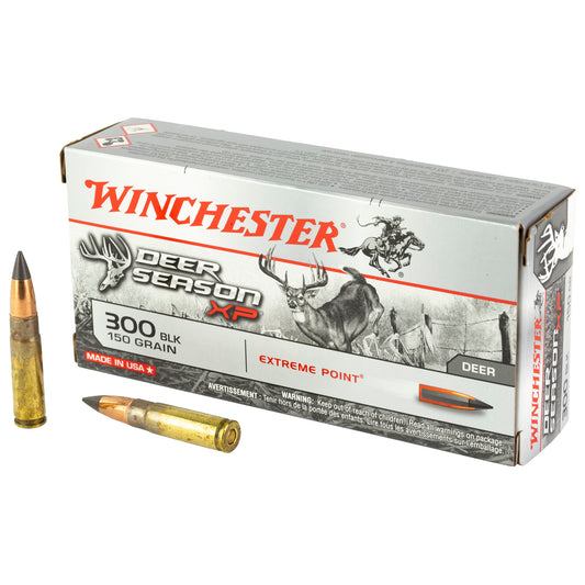 Winchester Ammunition Deer Season XP 300 Blackout 150 Grain Ballistic Tip - Box of 20 Rounds