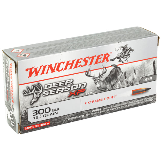 Winchester Ammunition Deer Season XP 300 Blackout 150 Grain Ballistic Tip - Box of 20 Rounds