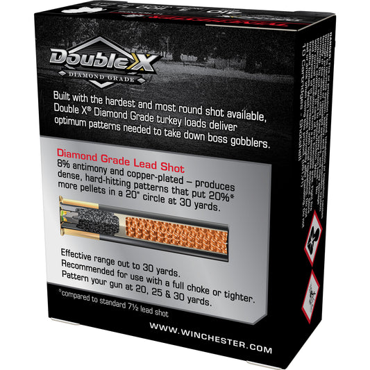 Winchester Ammunition High Velocity Turkey Load for 410 Gauge - Double X Diamond Grade #7.5 Shot, 3/4 oz, 10 Rounds Per Box