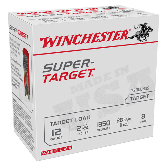 Winchester Ammunition Super Target 12 Gauge Shotshell * 1 oz #8, 25 Rounds