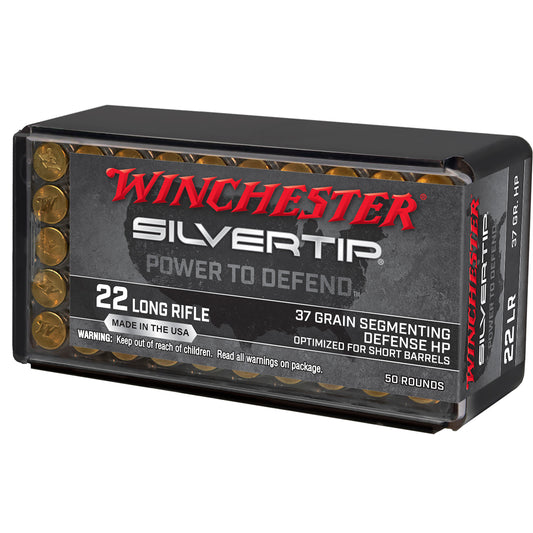 Winchester Ammunition Silvertip 22 Long Rifle Hollow Point Ammunition * 37 Grain, Box of 50