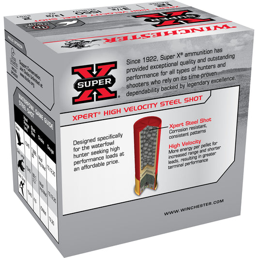 Winchester Ammunition Xpert Steel 12 Gauge 3.5-Inch #2 Steel Shot, 1 3/8 oz - 25 Rounds