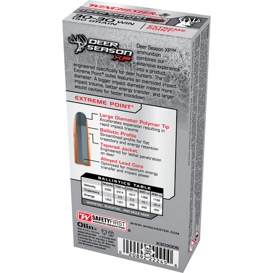Winchester Ammunition Deer Season XP 30-30 Winchester 150-Grain Ballistic Tip Ammo (20 Rounds Per Box)