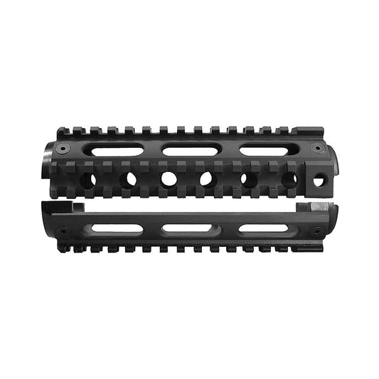 Yankee Hill Machine Co YHM-9670 Carbine Handguard - Black, 4-Rail Picatinny Design