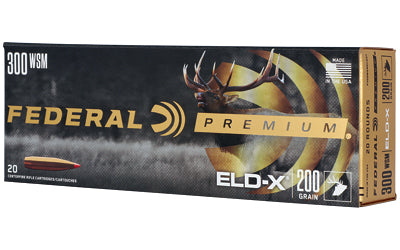 Federal Premium 300 Winchester Short Magnum 200-Grain ELD-X Polymer Tip Hunting Bullets (20 Count Box)