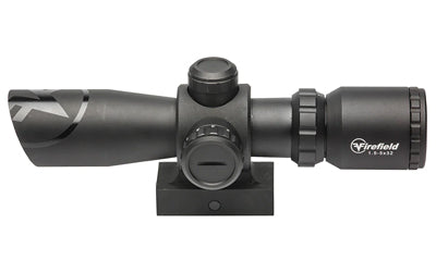 Firefield Barrage 1.5-5x32 Riflescope * Versatile Low Power Variable Optic with Mil-Dot Reticle, Black