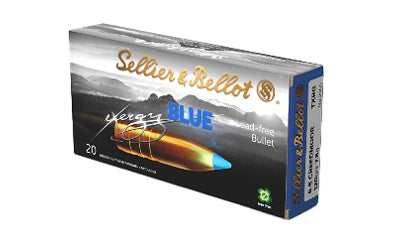 Sellier & Bellot SB65XA 6.5 Creedmoor 120-Grain Boat Tail Rifle Bullets * Flat Trajectory, High Energy Retention