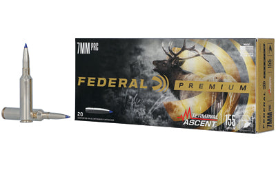 Federal Premium Terminal Ascent 7mm PRC 155 Grain Bullet * Long-Range Hunting Ammo