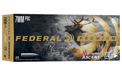 Federal Premium Terminal Ascent 7mm PRC 170 Grain Hunting Bullet - P7PRCTA3