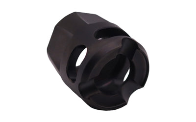True Precision Y-Micro Comp 9mm Black - 1/2x28 Threaded Compensator for Improved Shooting Performance