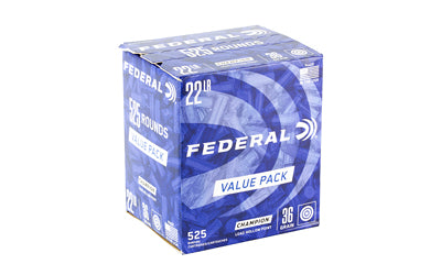 Federal Lead Hollow Point 22 LR Ammunition * 36 Grain, 525 Rounds per Box