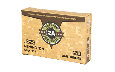 STV Technology Patriot .223 Remington 55 Grain FMJ Ammunition - 20 Rounds