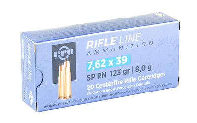 Prvi Partizan PPU 7.62x39 Soft Point Ammunition * 123 Grain, 20 Rounds per Box