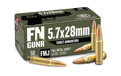FN America Gunner 5.7x28mm Training Rounds * 40 Grain Full Metal Jacket, 50 Rounds Per Box