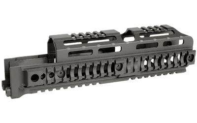 Midwest Industries Alpha Series AK-Alpha-QR-10 Quad Rail Handguard * Black, 10-inch