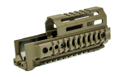 Midwest Industries Alpha Series AK Handguard with Quad Rail System - 6 Inches, Flat Dark Earth