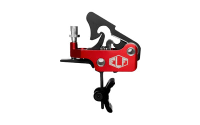 Elftmann Tactical Apex Trigger with Curved Shoe - Red | Precision AR-15 Drop-In Trigger System