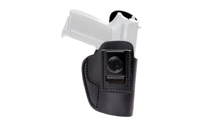 1791 Gunleather Smooth Concealment Inside Waistband Holster for Right Hand, Black Leather, Optic Ready & Light Bearing Compatible - Size 5