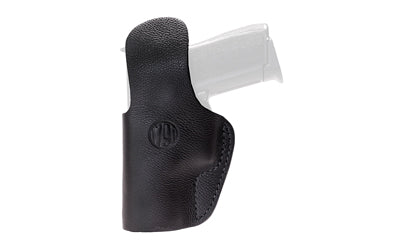 1791 Gunleather Smooth Concealment Inside Waistband Holster for Right Hand, Black Leather, Optic Ready & Light Bearing Compatible - Size 5