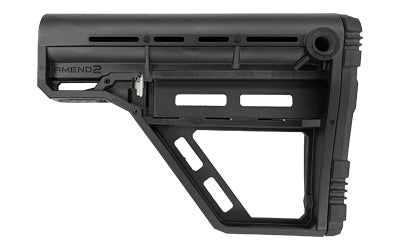 Amend2 AMSBASE Mil-Spec Black Modular Stock for Custom Rifle Configurations