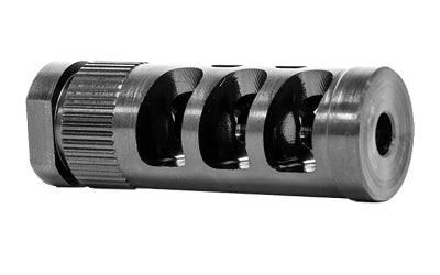 GrovTec G-COMP 9mm Compensator - Black, 1/2x28 Thread for Enhanced Recoil Control