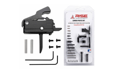 Rise Armament RAVE Flat Trigger with Low Profile Kit * Black