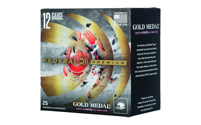 Federal Premium Gold Medal Paper Shotshells 12 Gauge 2.75 inch, 1 oz #7.5 Shot * 25 Rounds per Box