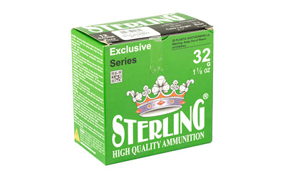 Sterling Exclusive Series 12 Gauge #4 Shot Shells * 1 1/8 oz, 25 Rounds per Box