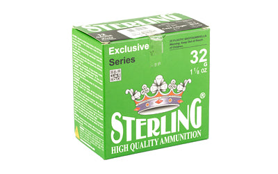 Sterling Exclusive Series 12 Gauge 2.75-Inch Shotgun Shells - 1 1/8 Oz #5 Shot, 25 Rounds per Box
