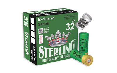 Sterling Exclusive Series 12 Gauge 2.75-inch #6 Shot Shells * 1 1/8 oz, 25 Rounds per Box
