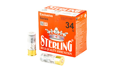 Sterling Exclusive Series 12 Gauge 2.75-Inch Shotgun Shells with #6 Shot - 25 Rounds per Box