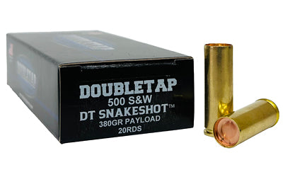 DoubleTap Ammunition SnakeShot .500 S&W 380-Grain Shotshell - 20 Rounds per Box
