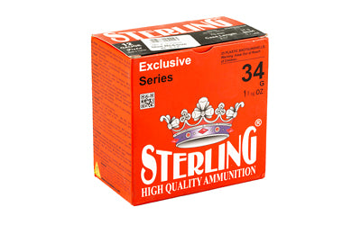 Sterling Exclusive Series 12 Gauge #4 Shot Shells - 1 3/16 oz, 25 Pack