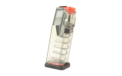 Elite Tactical Systems Group ETS MAG Omega 15-Round 9mm Magazine for Glock 19/26, Clear