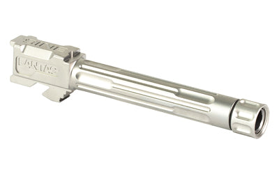 LanTac 9INE Drop-In Barrel for Glock 17 & 19 Gen 3 & 4, 9mm, Silver