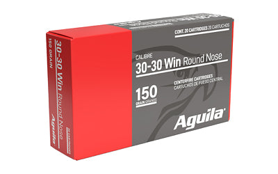 Aguila Ammunition 30-30 Winchester Soft Point Rifle Ammo, 150 Grain, 20 Rounds per Box