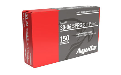 Aguila Ammunition 30-06 Springfield Soft Point Ammo - 150 Grain, 20 Rounds per Box