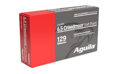 Aguila Ammunition 6.5 Creedmoor Soft Point Rifle Ammo * 129-Grain, 20 Rounds per Box