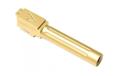 Agency Arms Mid Line Fluted 9mm Gold Barrel for Glock 19 G5 * Enhanced Precision and Unique Style