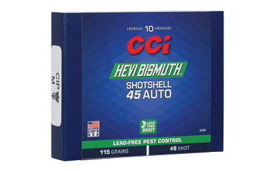 CCI Ammunition 45 ACP Hevi-Bismuth Shotshells * Non-Toxic, Lead-Free Bismuth Pellets