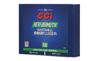CCI Ammunition 9mm Hevi-Bismuth Shotshells * Non-Toxic Lead-Free Bismuth Pellets