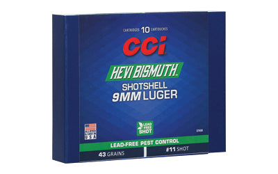 CCI Ammunition 9mm Hevi-Bismuth Shotshells * Non-Toxic Lead-Free Bismuth Pellets