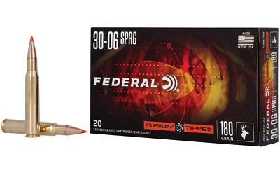 Federal Fusion Tipped .30-06 Springfield Ammo * 180 Grain, Polymer Tip, 20 Rounds per Box