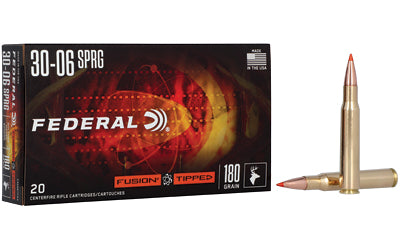 Federal Fusion Tipped .30-06 Springfield Ammo * 180 Grain, Polymer Tip, 20 Rounds per Box