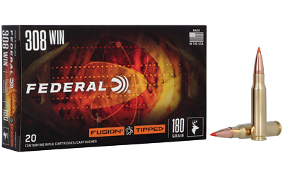 Federal Fusion Tipped .308 Winchester 180-Grain Centerfire Rifle Ammunition (20 Rounds)